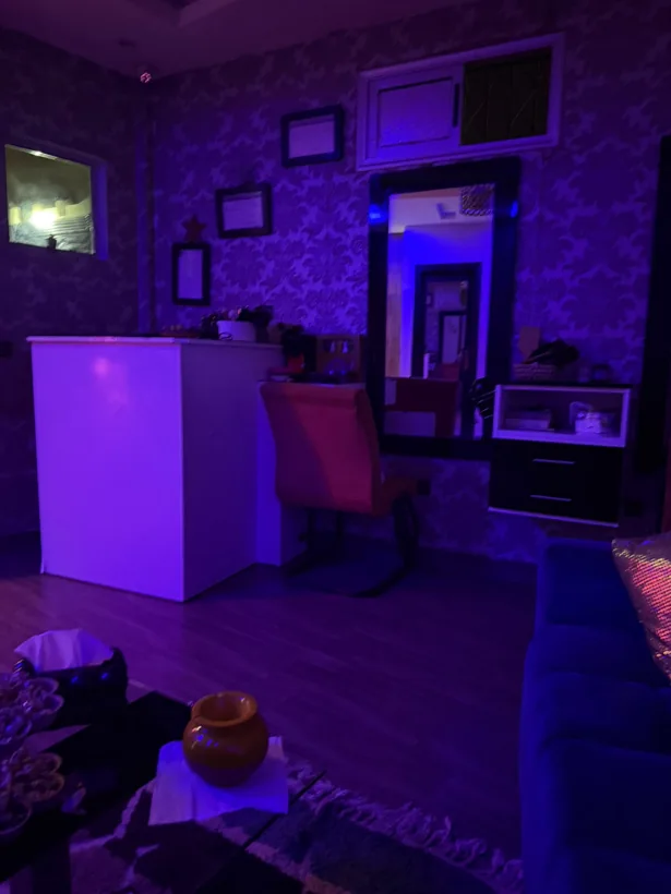 Comptoir de réception chez Malouka Spa à Marrakech
